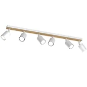 Lampy sufitowe - Boho listwa sufitowa z ruchomymi reflektorami LX 9984 z serii TERRA - miniaturka - grafika 1