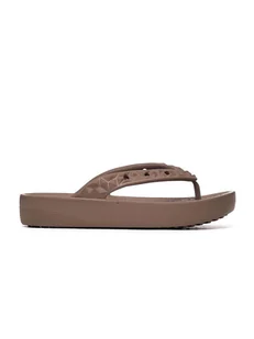 Crocs Japonki "Platform Geometrc" w kolorze jasnobrązowym - Klapki i japonki damskie - miniaturka - grafika 1