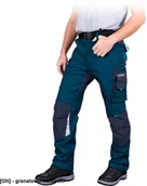 Odzież robocza - LH-NA-T - Spodnie ochronne do pasa NEW AGE wykonane z materiału typu canvas - granatowo-niebieski 52 - miniaturka - grafika 1