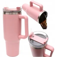 Kubki termiczne - KUBEK TERMICZNY TURYSTYCZNY REDCLIFFS 1200ML - RÓŻOWY - miniaturka - grafika 1