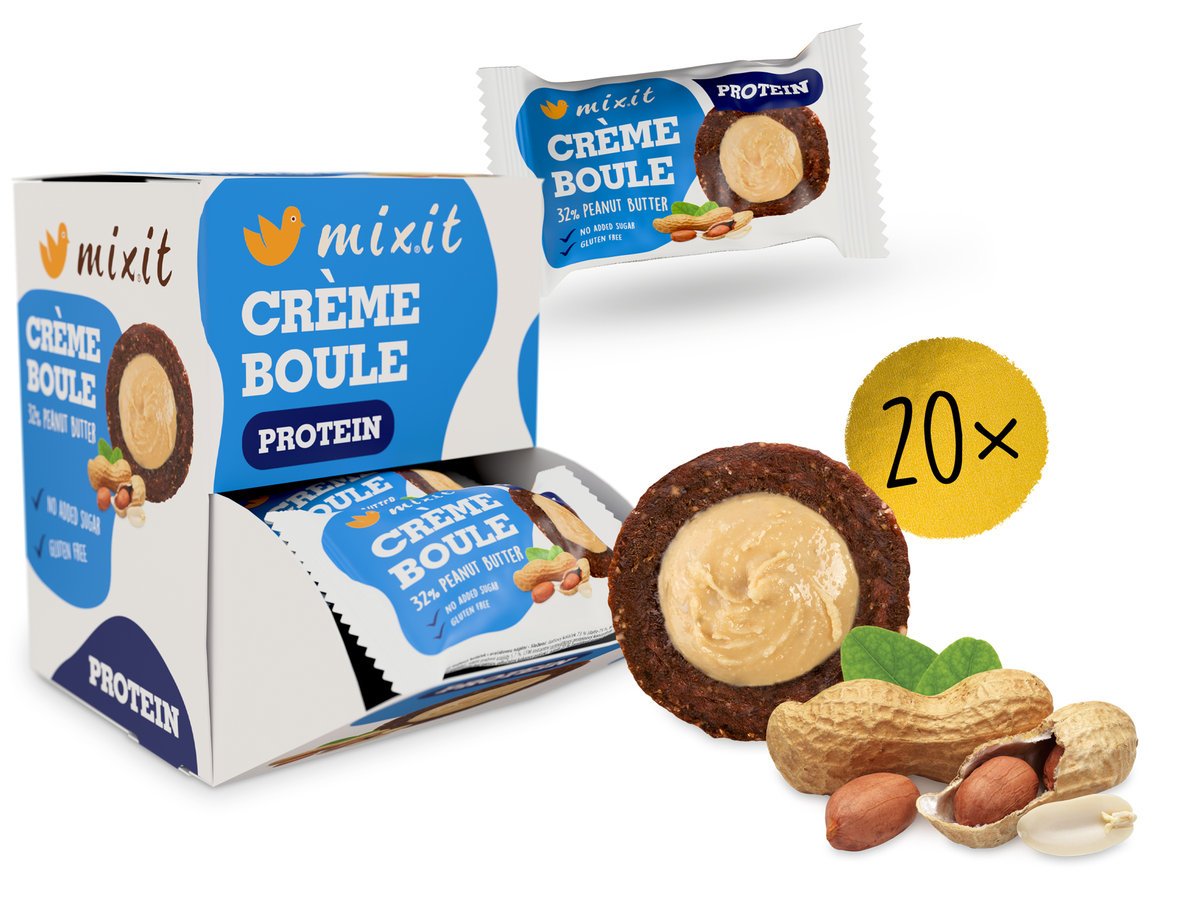 Mixit Proteinowa Creme Boule - Peanut butter 30g