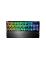 Klawiatury - D-E layout - SteelSeries APEX 3, gaming keyboard Kolor: CZARNY, rubber dome - miniaturka - grafika 1