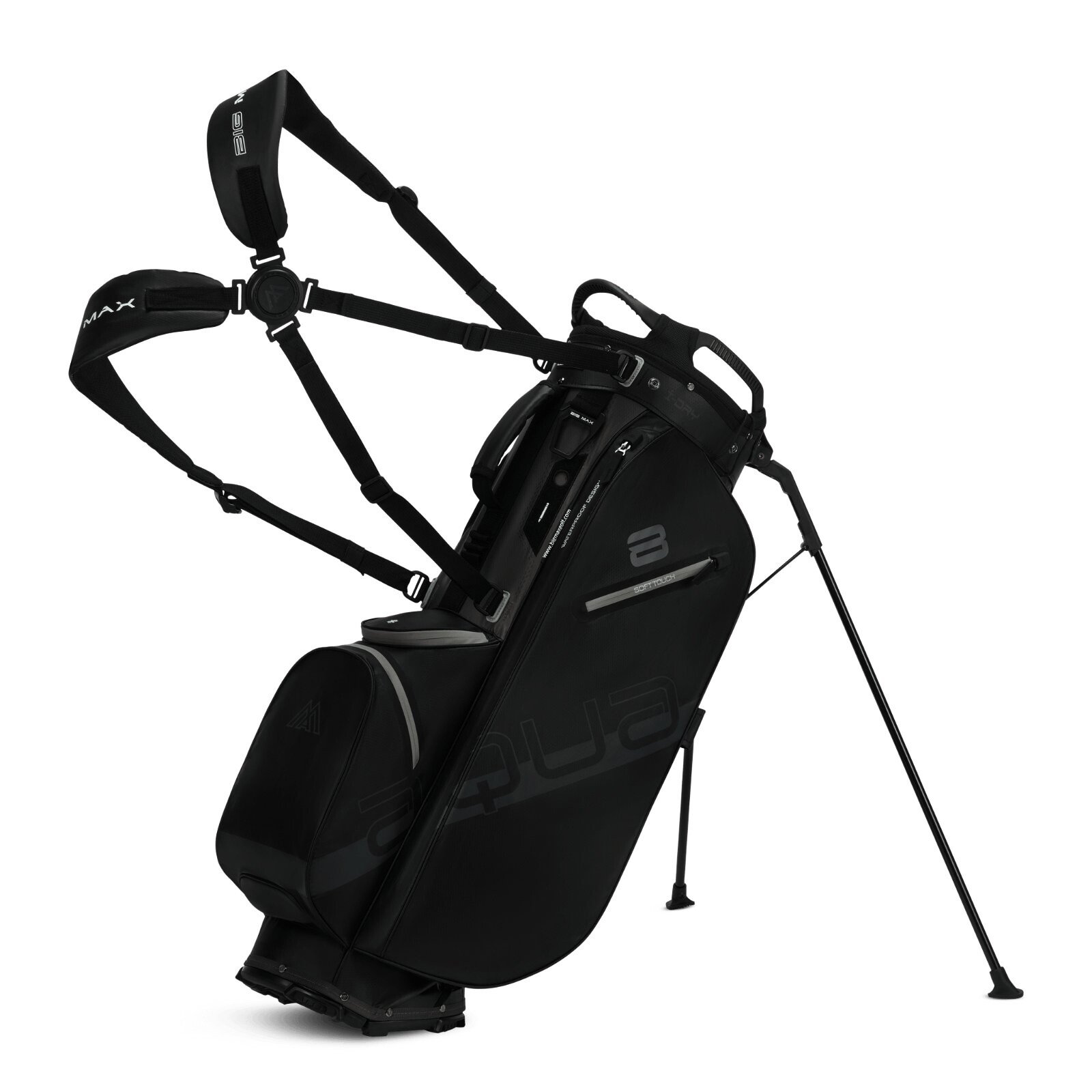 Torba golfowa stand bag Big Max Aqua Eight H Black/Charcoal