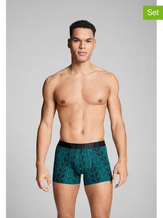 Puma Bokserki (2 pary) w kolorze czarno-zielonym - Majtki męskie - miniaturka - grafika 1