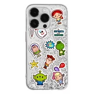 Etui i futerały do telefonów - Etui płynny brokat do Apple IPHONE 12 PRO MAX Disney: Toy Story 015 oryginalne i oficjalnie licencjonowane, Srebrny - miniaturka - grafika 1