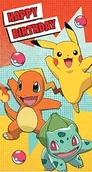 Kartki okolicznościowe i zaproszenia - Danilo Promotions Pokemon oficjalna kartka urodzinowa, 'Happy Birthday' PK019 - miniaturka - grafika 1