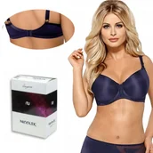 Biustonosze - Biustonosz Full Cup Nipplex Anita granatowy 80D - miniaturka - grafika 1