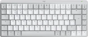 Logitech MX Mini Mechanical for Mac klawiatura Biuro Bluetooth QWERTY US English Szary, Biały - Klawiatury - miniaturka - grafika 1