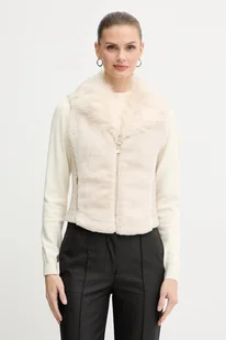 Guess bezrękawnik AMARI kolor beżowy przejściowy W5BL0I KCP70 - Kamizelki damskie - miniaturka - grafika 1