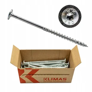 Wkręt do drewna z łbem podkładkowym i gniazdem TX 10x400 mm 25szt. Biały - Wkręty Wkręt do drewna z łbem podkładkowym i gniazdem TX 10x400 mm 25szt. Biały - Wkręty - miniaturka - grafika 1