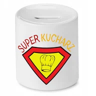 Skarbonki - SKARBONKA DLA KUCHARZA SUPER KUCHARZ PREZENT z Nadrukiem ze Zdjęciem - miniaturka - grafika 1