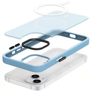 Etui ochronne na telefon MagMat Case do MagSafe do Apple iPhone 14 Matte Sierra Blue - Etui i futerały do telefonów - miniaturka - grafika 2
