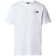 Koszulki sportowe męskie - Koszulka męska The North Face M S/S Redbox Tee Rozmiar: L / Kolor: biały - miniaturka - grafika 1