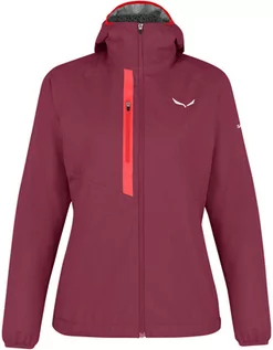 Kurtki i kamizelki sportowe damskie - Kurtka Damska Salewa VIOZ PTX/PTC WO ALPHA W JKT - rhodo red - grafika 1