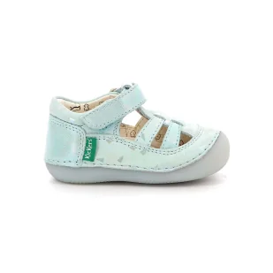 Sandały dziecięce Kickers SUSHY BLEU CLAIR PLUMETIS - Buty dla dziewczynek - miniaturka - grafika 1