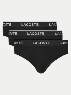 Lacoste Komplet 3 par slipów 8H1293 Czarny - Majtki męskie - miniaturka - grafika 1