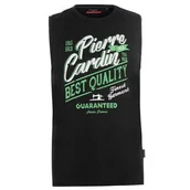 Koszulki męskie - Pierre Cardin czarna koszulka męska bez rekawów, Rozmiar S - miniaturka - grafika 1