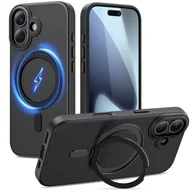 Etui i futerały do telefonów - Etui TECH-PROTECT MagRing MagSafe do Apple iPhone 17 Czarny Mat - miniaturka - grafika 1