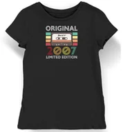 Koszulki i topy damskie - Koszulka damska na 18 urodziny original limited edition kaseta czarna L - miniaturka - grafika 1