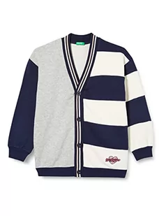 United Colors of Benetton kurtka z długim rękawem dziewczęca, Grey Melange 501, 160 - Kurtki i płaszcze dla dziewczynek - miniaturka - grafika 1