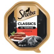 Mokra karma dla kotów - Sheba Classics Karma z wołowiną w pasztecie dla kota 85g - miniaturka - grafika 1