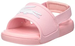 Buty dla dziewczynek - Lacoste Unisex Baby 45cui0011 klapki i sandały, Lt Pnk Wht, 24 EU - grafika 1
