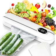 Zgrzewarki do folii i pakowarki próżniowe - Heckermann Zgrzewarka próżniowa Heckermann YQ-666 Biała - miniaturka - grafika 1