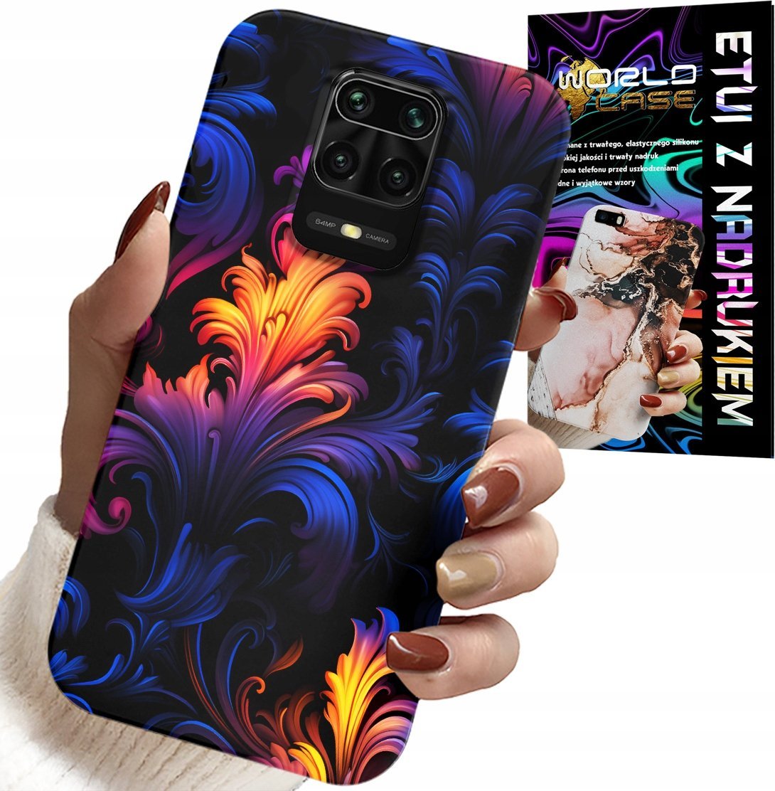 ETUI DO XIAOMI NOTE 9 PRO / 9S - ABSTRAKCYJNE KOLOROWE WZORY + FOLIA