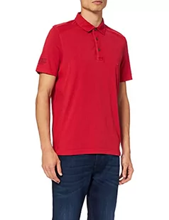 Camel Active Męska Koszulka Polo 4094613P09 z Rękawami, Czerwony Red Core P09, L - Koszulki męskie - miniaturka - grafika 1