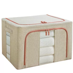 Pokrowiec Pojemnik Organizer Torba Na Pościel Ubrania Kołdrę Koce 40X30X20 24L - Pokrowce na ubrania - miniaturka - grafika 1