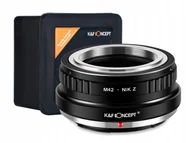 Paski, szelki, uprzęże foto - K&F ADAPTER M42 na NIKON Z NIKON-Z Z6 Z7 - miniaturka - grafika 1