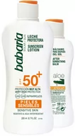 Zestawy kosmetyków damskich - Zestaw Babaria Sun Sunscreen Lotion SPF50 Plus 200 ml + After Sunbathing Balm 100 ml (8410412706933) - miniaturka - grafika 1