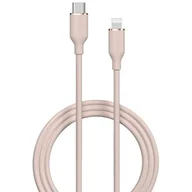 Kable USB - Kabel USB Typ-C - Lightning DEVIA Jelly 27W 1.2 m Różowy - miniaturka - grafika 1