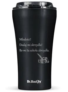 Kubek termiczny na kawę Dr.Bacty Apollo 2.0 - Oda do młodości - 360 ml - Black Matt - Kubki termiczne - miniaturka - grafika 1