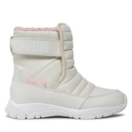 Buty dla dziewczynek - Śniegowce Puma Nieve Boot Wtr Ac Ps 380745 08 Beżowy - miniaturka - grafika 1