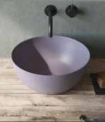 Umywalki - Galassia Dream Umywalka nablatowa 40x40x17 cm biała 7307 - miniaturka - grafika 1