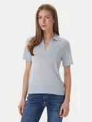 Swetry damskie - Guess Sweter W6GR03 Z0583 Błękitny Regular Fit - miniaturka - grafika 1