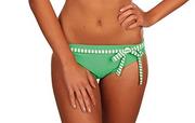 Stroje kąpielowe - eleMar bikini damskie spodnie, zielony - miniaturka - grafika 1