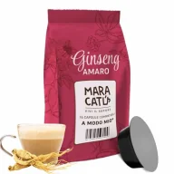 Kawa w kapsułkach i saszetkach - 16 Kapsułek Amaro Maracatú Żeń-szeń Kompatybilnych z Lavazza a Modo Mio - miniaturka - grafika 1