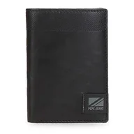 Koszulki i topy damskie - Pepe Jeans Topper Pionowy portfel z portmonetką Czarny 8,5x11,5x1 cms Skóra, czarny, Talla única, Portfolio pionowe z toreb - miniaturka - grafika 1