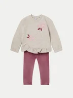 Komplety dla niemowląt - Mayoral Komplet bluzka i legginsy 2706 Bordowy Regular Fit - miniaturka - grafika 1