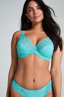 Biustonosze - Hunkemöller Biustonosz nieusztywniany z fiszbinami Diva Zielony - miniaturka - grafika 1