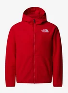 Bluzy sportowe męskie - Bluza dziecięca The North Face Glacier F/Z Hooded Jacket - tnf red - miniaturka - grafika 1