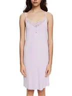 Koszulki i topy damskie - ESPRIT Damska koszulka nocna z koronką Mo Nw Cve, FIOLETOWY, 66 - miniaturka - grafika 1