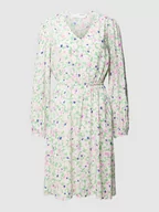 Sukienki - Sukienka o długości do kolan z wiskozy z kwiatowym wzorem model ‘MALIDA’ - miniaturka - grafika 1