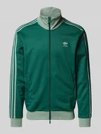 Kurtki damskie - Kurtka treningowa o kroju regular fit z wyhaftowanym logo - miniaturka - grafika 1