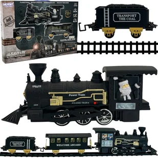 WOOPIE Pociag Lokomotywa Zestaw XXL Tor 403 cm - Pociągi dla dzieci WOOPIE Pociag Lokomotywa Zestaw XXL Tor 403 cm - Pociągi dla dzieci - miniaturka - grafika 1