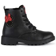 Botki damskie - Buty Geox Casey Girl J2620C000BCC9999 - czarne - miniaturka - grafika 1