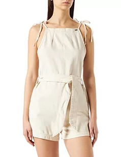 Pepe Jeans Damska sukienka Zoe Ecru, 000 dżins, S - Sukienki - miniaturka - grafika 1