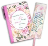 Dewocjonalia - Okładka, etui na Pismo Święte PALLOTTINUM 18x12 na zamek + zakładka - miniaturka - grafika 1